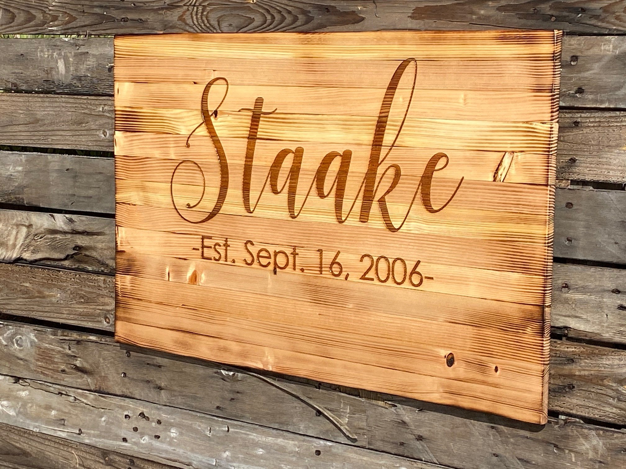 Rustic Family Plank