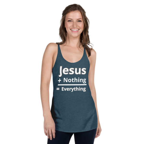 Jesus = Everything Women's Racerback Tank