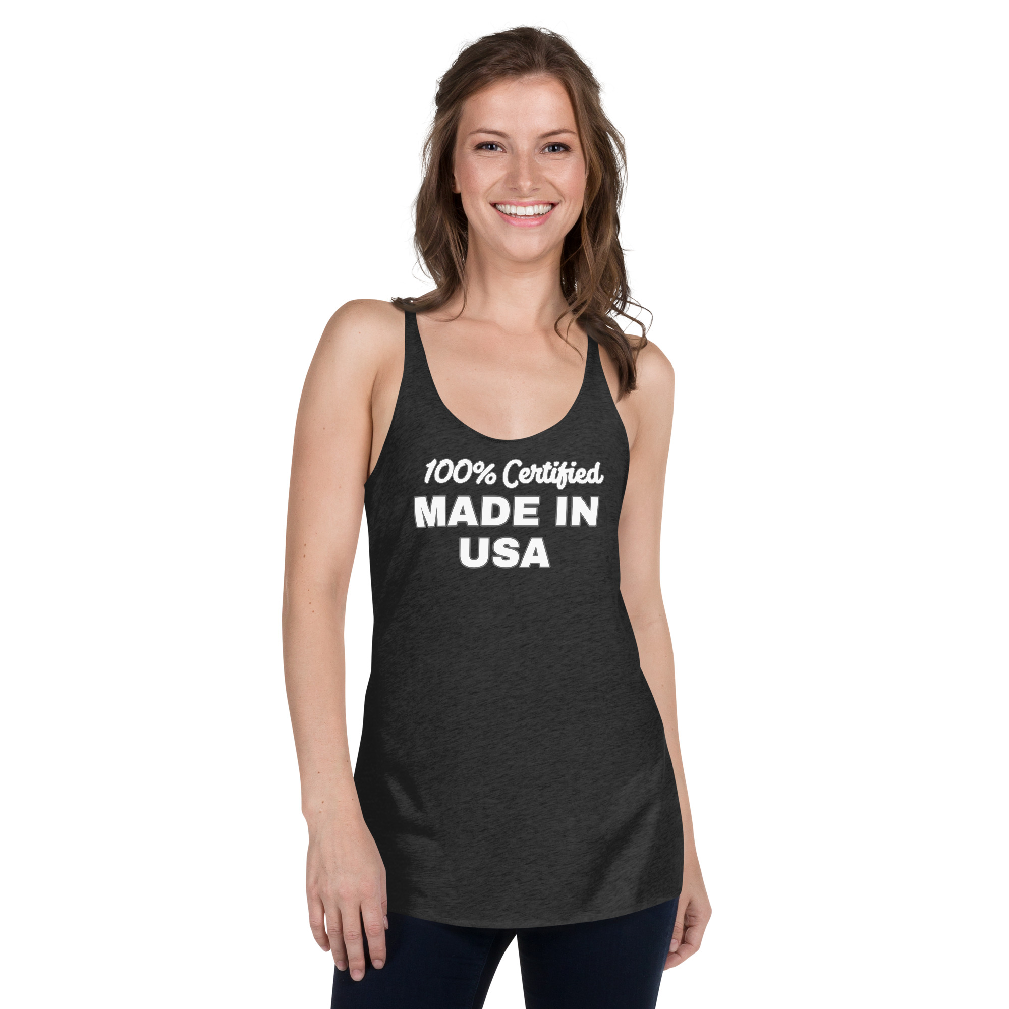 MADE In USA Women's Racerback Tank - Image 2