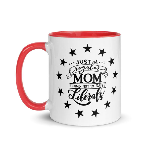 Patriot Mom Mug with Color Inside