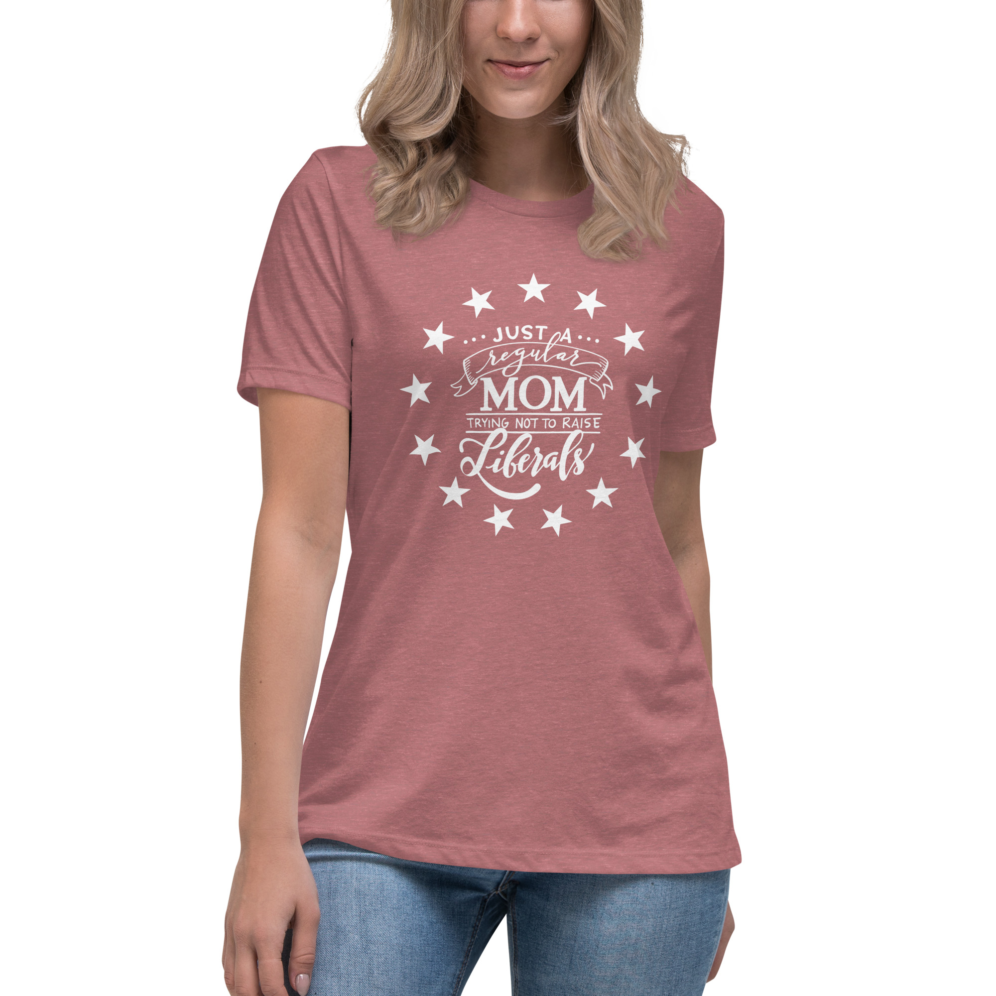Mom trying not to raise Liberals Women's T-Shirt - Image 16