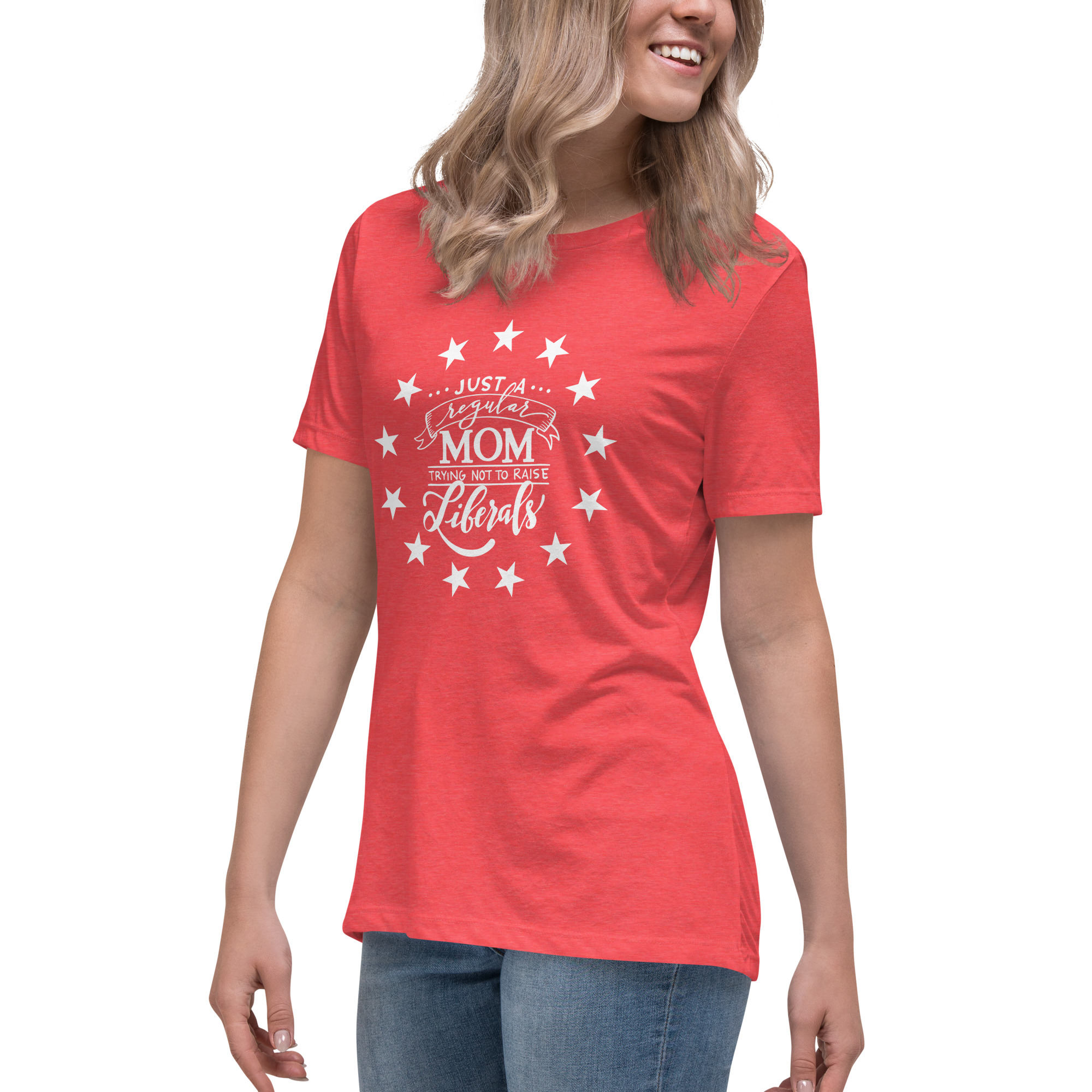 Mom trying not to raise Liberals Women's T-Shirt - Image 14